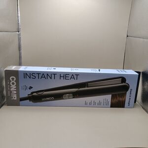 Conair Instant Heat Flat Iron 1" Ceramic Technology Dual Voltage